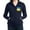 Navy, variant on CafePress - Bendera Ukraina Sweatshirt - Women's Zip Hoodie