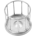 thumbnail image 5 of Plat d'Eau pour Reptiles en Acier Inoxydable Anti-Retournement et Anti-Déversement Rond Argent 1Pcs, 5 of 5