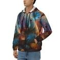 thumbnail image 3 of Goofa Forest Koala Pattern Mens Full-zip Hoodie, Zip-up Pullover Hooded Sweatshirt, Kangaroo Pocket Hoodie Ideal for Daily Wear, Travel, and Home-XX-Large, 3 of 5