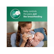 Philips Avent Glass Natural Baby Bottle With Natural Response Nipple, 8oz, 4pk, SCY913/04