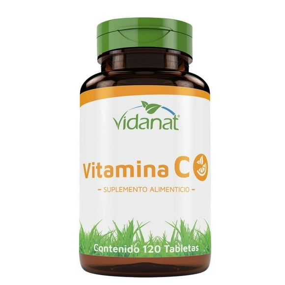 Vitamina C Vidanat 1 Bote con 120 tabletas sin sabor 1520mg