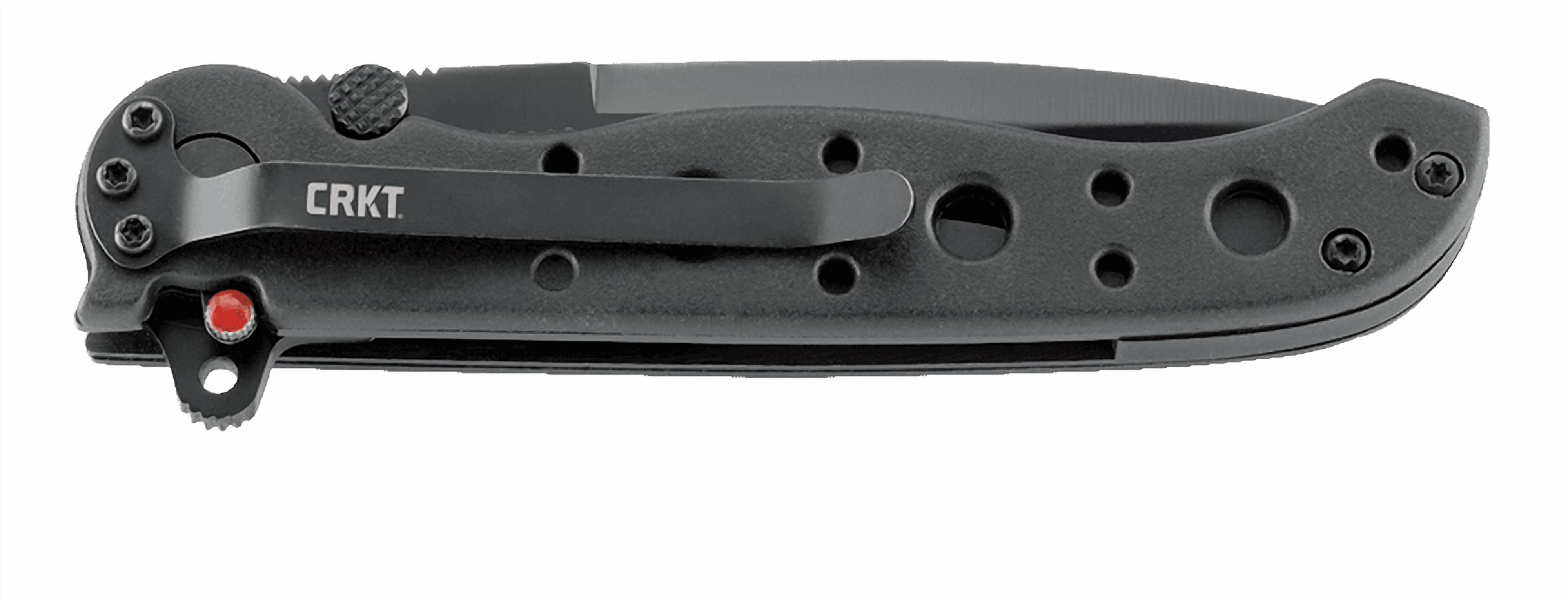 CRKT M16-01KZ Folding Knife with Liner Lock: Stainless Steel Plain Edge Blade, Glass-Reinforced Nylon Handle, Pocket Clip, M16-01KZ