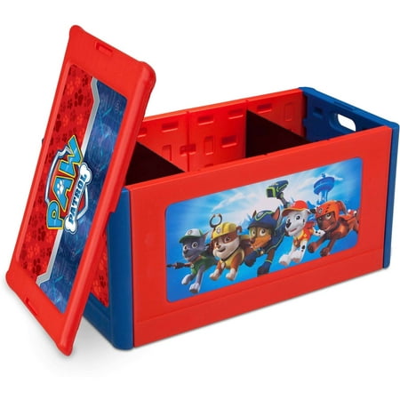 Nick Jr. PAW Patrol Store & Organize Plastic Toy Box by Delta (Best Toy Box For 1 Year Old)