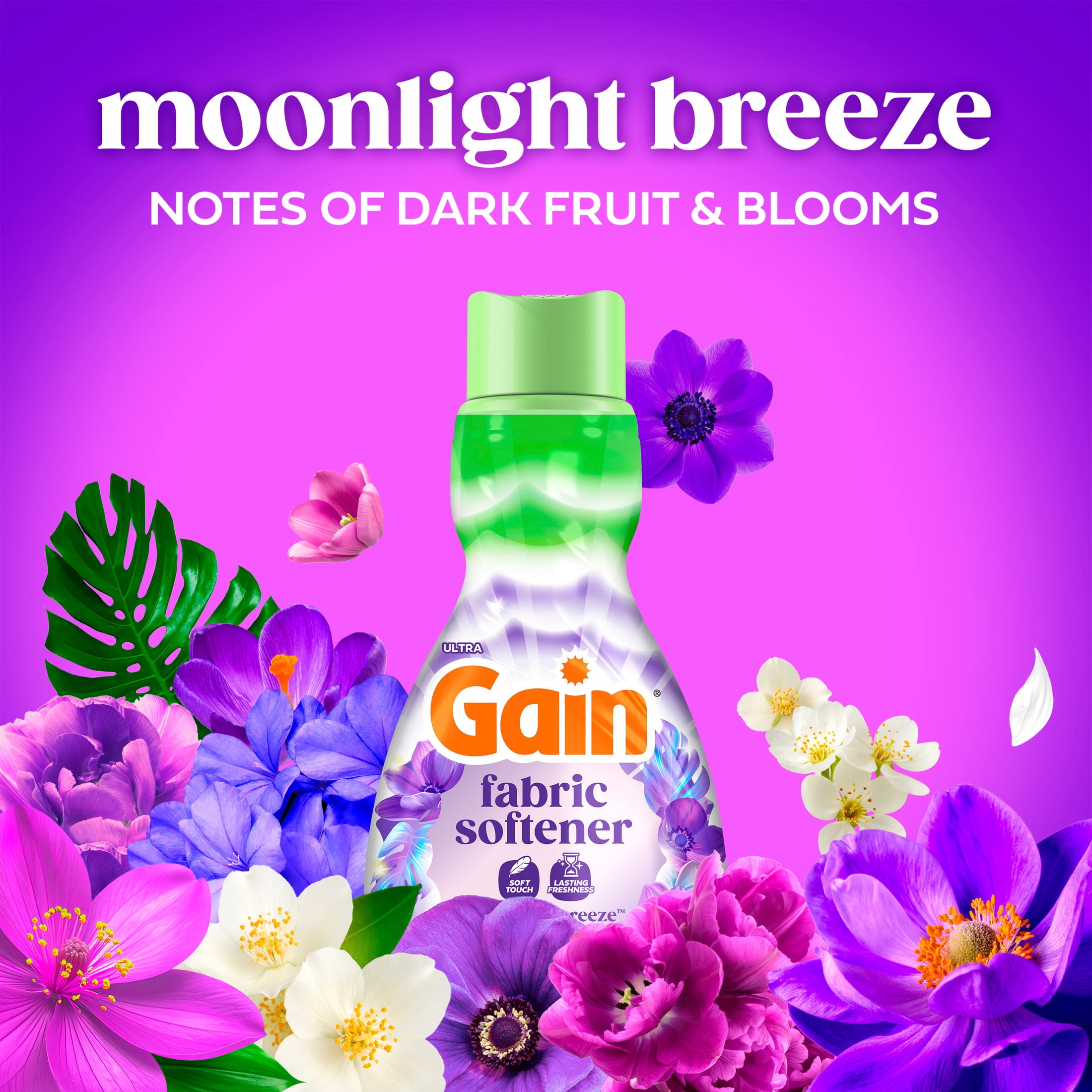 Gain Liquid Laundry Fabric Softener, Moonlight Breeze Scent, 35 fl oz
