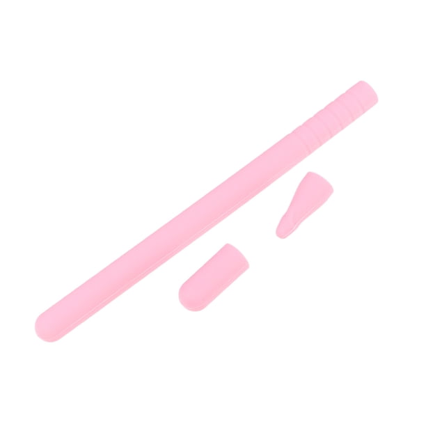 Funda protectora de silicona para pantalla táctil compatible con Apple Pencil 2 (rosa)