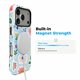 thumbnail image 2 of SKLYDDI Funda para iPhone 12 Estampado Floral Bonito, Compatible con MagSafe, 2 of 7