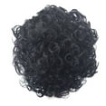 thumbnail image 2 of DOPI Brazilian Virgin Hair Full Lace Cap Band Human Hair Wigs For Black Women Black Women Natural Sexy Short Wavy Curly Syn, 2 of 5