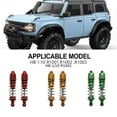 thumbnail image 2 of maskred RCGOFOLLOW 1/10 Aluminum Alloy Smooth Front Rear Shock Absorber Rc Front Rear Shock Absorber For R1001 R1002 R1003 Golden, 2 of 6