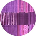 thumbnail image 1 of Ahgly Company Indoor Round Southwestern Purple Country Area Rugs, 4' Round, 1 of 4