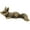 Lying F ox, variant on Metal Foxes Sculpture Antique Animal Miniature Statue Desk Ornament for Study Office Home Decoration Cultural Gift
