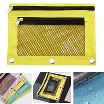 Pencil Case,CELNNCOE Pencil Pouch 3 Ring, Zipper Pencil Pouches Case Binder Cosmetic Bag