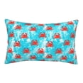 thumbnail image 3 of Salouo Crab Swims In The Ocean Print Print Pillow Case Cover,Wrinkle-Free Bed Pillow Cover Pack of 1 Home Decor Fade-Resistant and Stain-Resistant ,Pillows Not Included -16"x24", 3 of 8