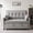 Medium Gray, variant on Anpport 54" 3‑in‑1 Convertible Sofa Bed, Towel Fabric, 3‑Position Adjustable Backrest with USB Charging Ports, for Living Room, Apartment, Green
