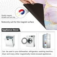 thumbnail image 4 of Yayeee Magnetic Dishwasher Cover for The Front Decoration Home Kitchen Machine Sticker Protector, Purple Marble Pattern, 4 of 6