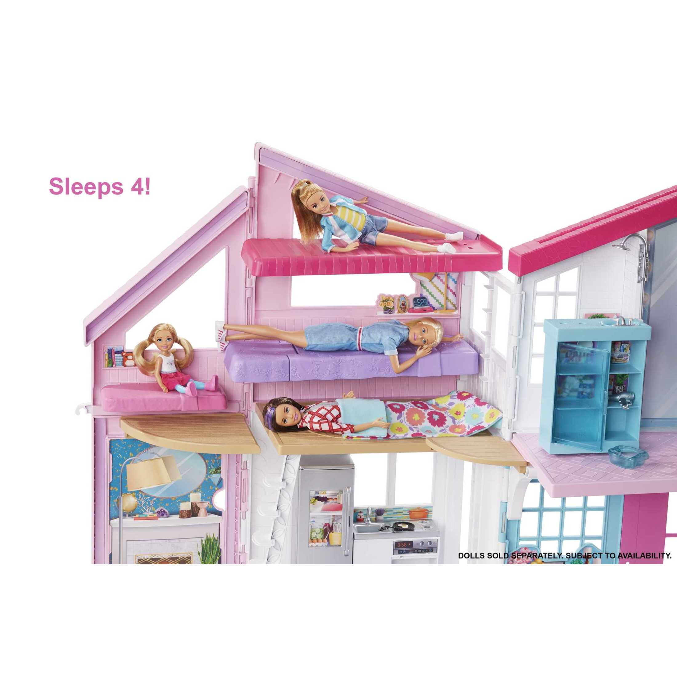 美品Barbie バービー　マリブハウスプレイセット　ドールハウス　家 Amazon.co.jp: バービー(Barbie) マリブハウス（ドール別売