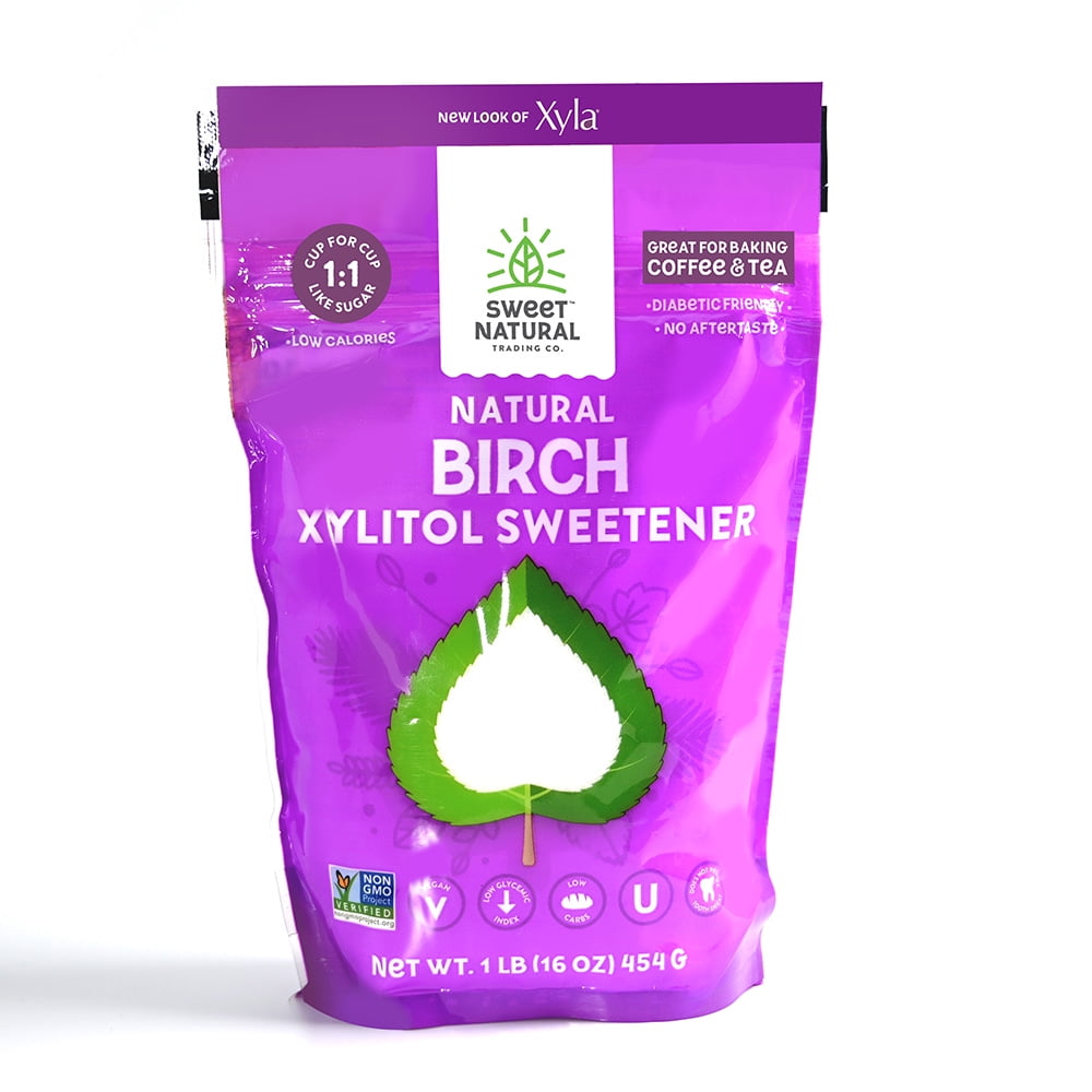 Sweet Natural Trading All Natural Brich Xylitol Sweetener, 16 Oz
