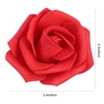 thumbnail image 2 of OFFIGAM Red Pe Lifelike Fake Rose Flowers for DIY Use and Decor 100Pcs, 2 of 8