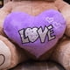 thumbnail image 4 of Pelucheria Oso Rechoncho Beige LOVE con corazon Morado, 4 of 5