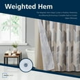 thumbnail image 6 of Mainstays 14 Piece Fabric Shower Curtain Set, PEVA Liner & Hooks, Natural Geometric 72" x 72", 6 of 11