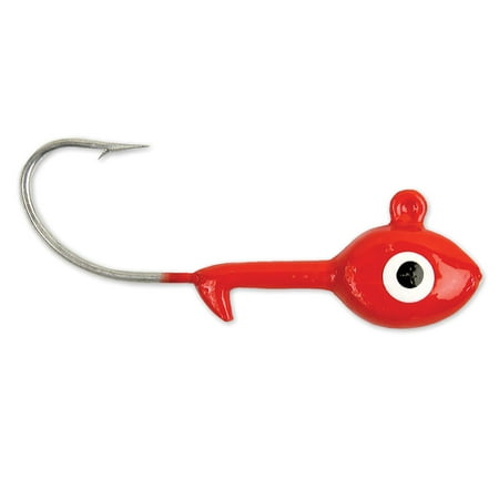 GOT-CHA HSWG12-9 Grub Head 1/2 oz 2/0 Hook Red 10/Pack