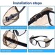 thumbnail image 4 of 8 pares de gafas de seguridad con protección lateral, antideslizantes, transparentes y flexibles, 4 of 5