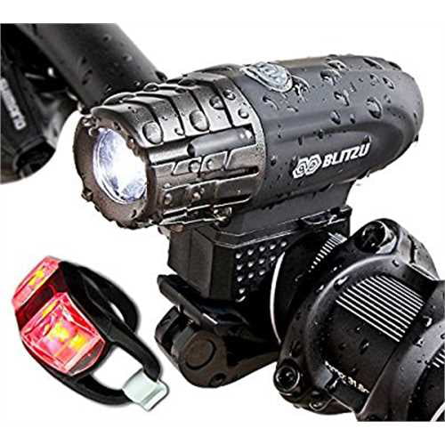 Blitzu Gator 320 Super Bright USB Rechargeable Bike Light for sale online 