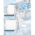thumbnail image 3 of Crystal Clear Freezer Storage Bins - 2026 New Clear Plastic Bins for Refrigerator and Pantry, Stackable Kitchen Cabinet Organizer with Handles for Frozen Food, Meat & Veggies (White*2 S), 3 of 8