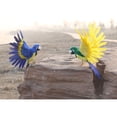 thumbnail image 4 of Figura de pájaro artificial con forma de loro y pájaros azules para decoración de bodas Parrot Blue, 4 of 6