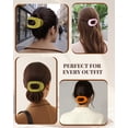 thumbnail image 4 of AWAYTR 6 PCS Oval Flat Hair Claw Clips for Women, Medium French Clips with Strong Grip, Non Slip Hair Clips for Thick & Thin Hair, 4 of 7