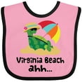 thumbnail image 3 of Inktastic Virginia Beach Virginia Boys or Girls Baby Bib, 3 of 4
