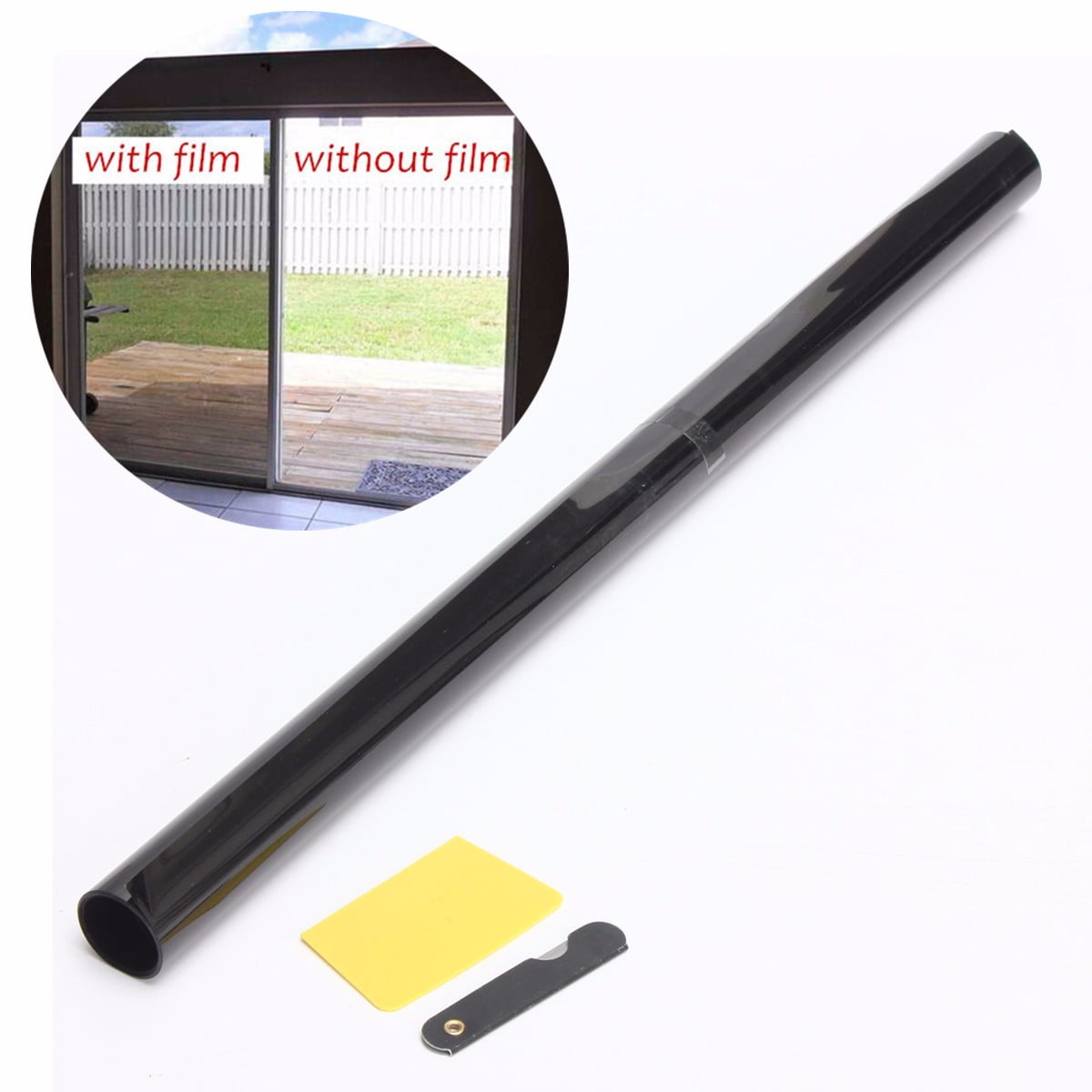 20'' x 10FT Black Car Window Tint Film Dyed Home Tinting Glass Shade House Roll Walmart Canada