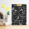 thumbnail image 5 of FMSHPON Different Types of Coffee Clipboard Hardboard Wood Nursing Clip Board and Pull for Standard A4 Letter 13x9 inches, 5 of 7