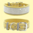 thumbnail image 5 of Pet Reflective Collar Rhinestone Dog Collar Medium And Large Dogs Suede Reflective Dog Collar, 5 of 5