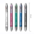 thumbnail image 3 of Bolígrafos multicolores 6 en 1, bolígrafo de 5 colores, 1 lápiz automático con goma de borrar para la escuela, oficina, papelería de suministros de escritura, 3 of 4