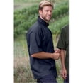 thumbnail image 1 of Uncommon Threads 0415-1604 Large Short Sleeve Chef Coat in Navy, 1 of 1