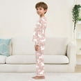 thumbnail image 4 of White Unicorn Cozy Soft Long Sleeves Top and Pants 2 Piece Cool Pjs Pajamas Set Sleepwear Size 3-11Y, 4 of 6
