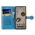 thumbnail image 3 of Funda Cartera FOXDOCK para Google Pixel 7A , Flip PU con Relieve de Gatos y Perros, Tarjetero y Soporte, 3 of 6