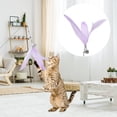 thumbnail image 2 of Juguete para gatos, juguete interactivo con mango de madera, juguete telescópico para gatos, resultados impresionantes, 2 of 10