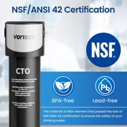 Vortopt Q5-C2 Under-Sink Water Filter System, 19000 Gallons Capacity, 12 to 24 Months Filter Life
