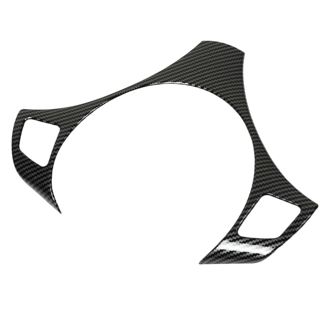 Steering Wheel Frame Cover Trim, Wear Steering Wheel Frame Trim High Strength Carbon Fiber Pattern Stylish Strong Protection For 3 Series E90 E92 E93