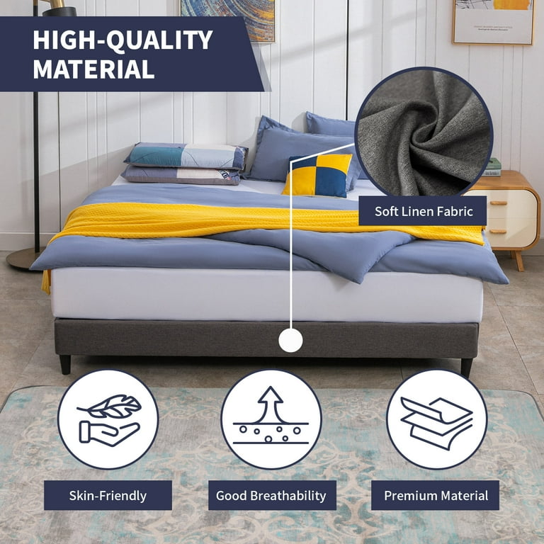 California king bed frame without headboard discount