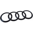 thumbnail image 2 of Bright Black Car Logo(202mm) for Audi Badge Trunk, 2 of 3