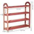 thumbnail image 4 of Household Essentials Cedar Shoe Rack, 4 of 4