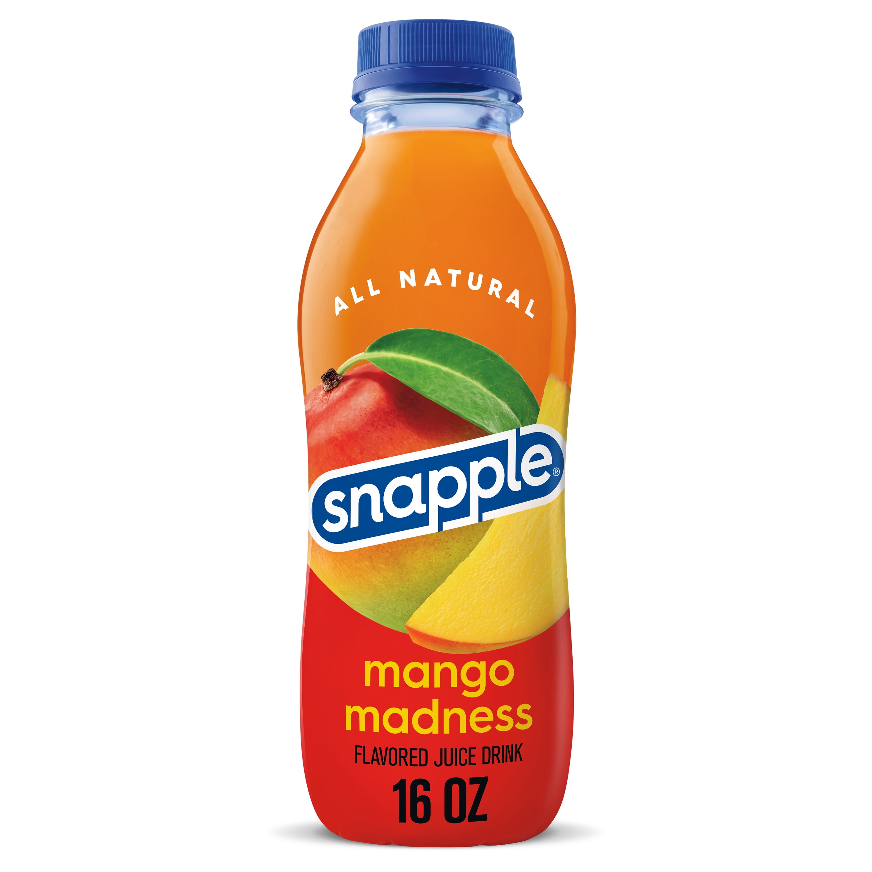 Snapple Mango Madness, 16 fl oz recycled plastic bottle