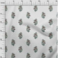 thumbnail image 2 of oneOone Cotton Flex Fabric Leaves & Floral Block Decor Fabric Printed BTY 40 Inch Wide, 2 of 4