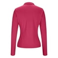 thumbnail image 4 of Mittory Women's Short Sleeve Sweater Casual Summer Ribbed Collared Shirts Thread Knitted Tops, 4 of 8