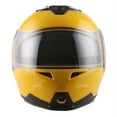 thumbnail image 6 of 1Storm Motorcycle Street Bike Modular/Flip up Dual Visor/Sun Shield Full Face Helmet HG339 Glossy Yellow, 6 of 7