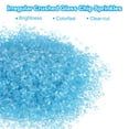 thumbnail image 3 of Uxcell Crushed Glass Glitters Colorful Irregular Glass Chips Chunky Stones Lake Blue, 3 of 5