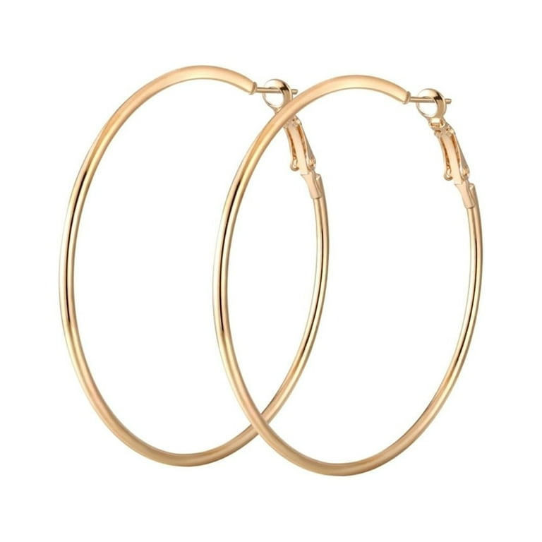 Big circle hotsell hoop earrings
