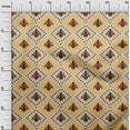 thumbnail image 2 of oneOone Cotton Poplin Fabric Argyle Ikat Decor Fabric Printed BTY 56 Inch Wide, 2 of 4